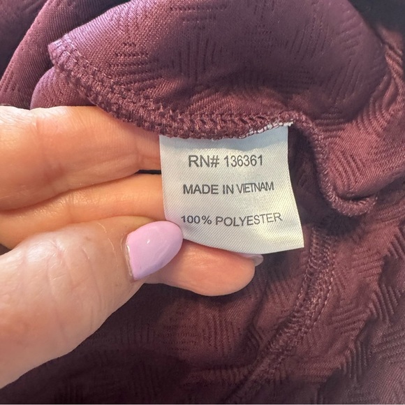 Quieti Men's Plum Burgundy Quarter-Zip Sweater - Picture 6 of 6